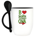 Кружка с ложкой