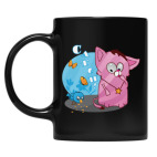 Кружка цветная UV-DTF