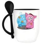 Кружка с ложкой