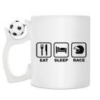 Кружка с футбольным мячиком