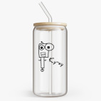 Банка с бамбуковой крышкой