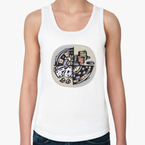 Женская майка с принтом Игра