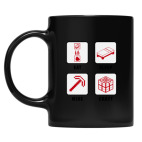 Кружка цветная UV-DTF