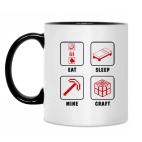 Кружка двухцветная