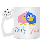 Кружка с футбольным мячиком