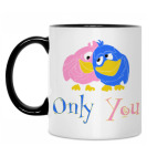 Кружка двухцветная