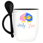 Кружка с ложкой