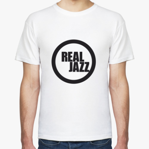 Футболка с принтом real jazz