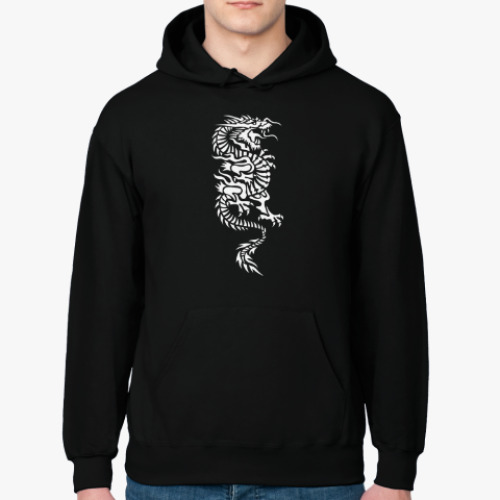 Толстовка худи с принтом Японский дракон