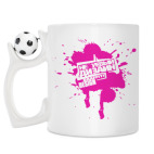 Кружка с футбольным мячиком