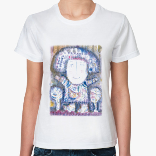 Классическая футболка Снегурочка