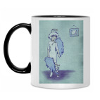 Кружка двухцветная