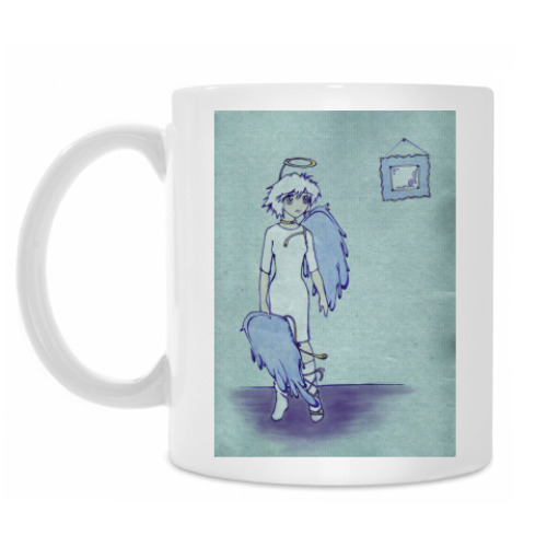 Кружка с принтом Ангел