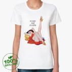 Женская футболка органик