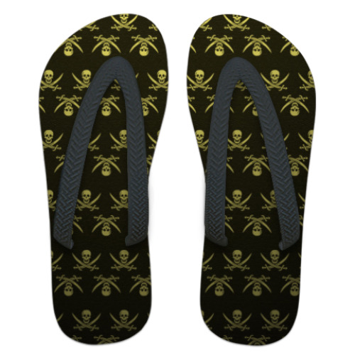 Шлепанцы (сланцы) Веселый Роджер