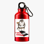 Металлическая бутылка 400 мл UV-DTF