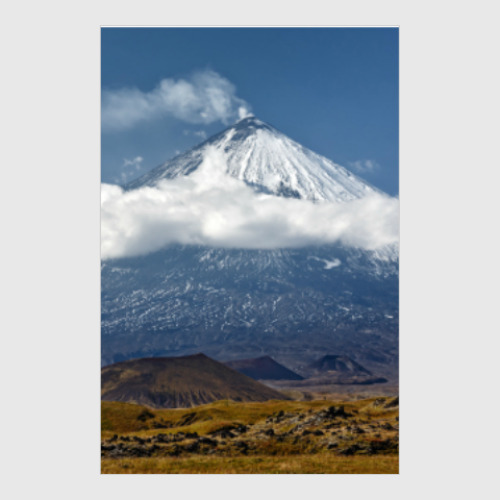 Постер Ключевской вулкан, Камчатка