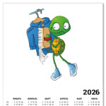 Чистюля Черепашонок с щеткой