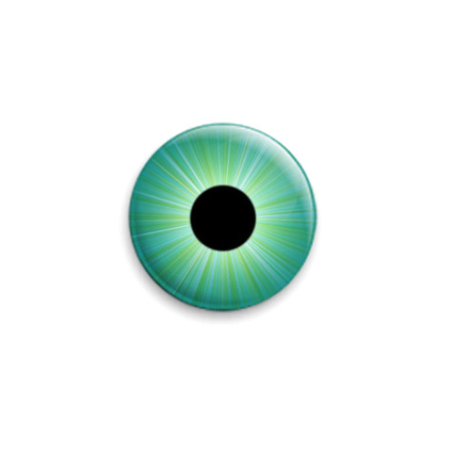 Значок 25мм с принтом Глаз