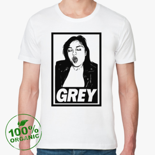 Футболка из органик-хлопка с принтом Саша Грей