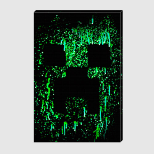 Холст Minecraft Creeper