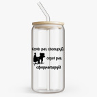 Банка с бамбуковой крышкой