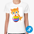 Женская спортивная футболка