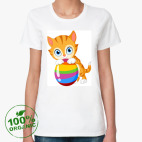 Женская футболка органик