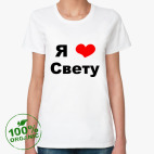 Женская футболка органик