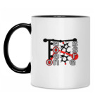 Кружка двухцветная