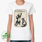 Женская футболка органик