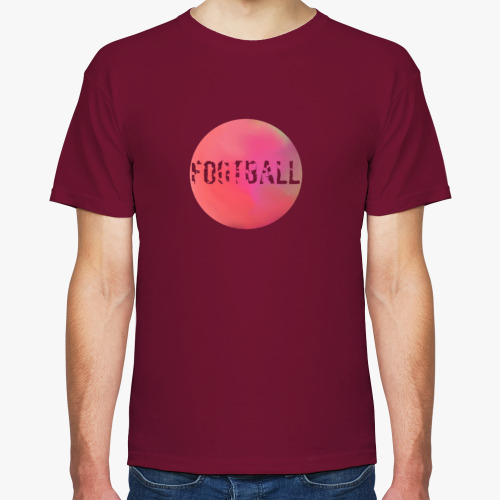 Футболка с принтом футбол