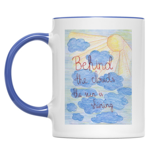 Кружка с принтом Облака