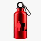 Металлическая бутылка 400 мл UV-DTF