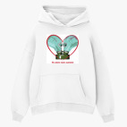 Толстовка худи оверсайз