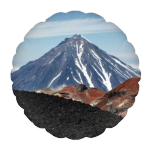Подушка Вулканы, летний пейзаж полуострова Камчатка
