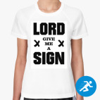 Женская спортивная футболка