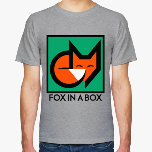 Футболка Fox In A Box, мята, медь