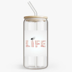 Банка с бамбуковой крышкой