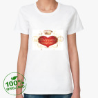 Женская футболка органик