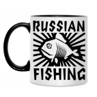 Кружка двухцветная