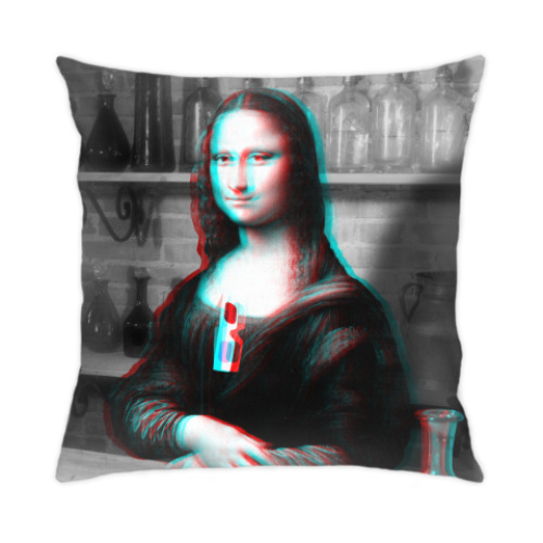 Подушка Mona Lisa Leonardo da Vinci