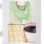 Девушка с кружкой