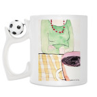 Кружка с футбольным мячиком