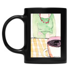 Кружка цветная UV-DTF