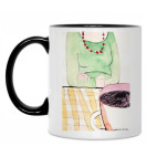 Кружка двухцветная