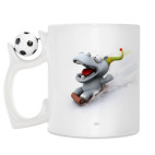 Кружка с футбольным мячиком