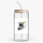 Банка с бамбуковой крышкой