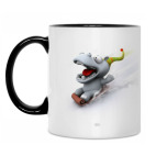 Кружка двухцветная