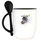 Кружка с ложкой